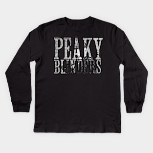 Peaky Shelby Kids Long Sleeve T-Shirt